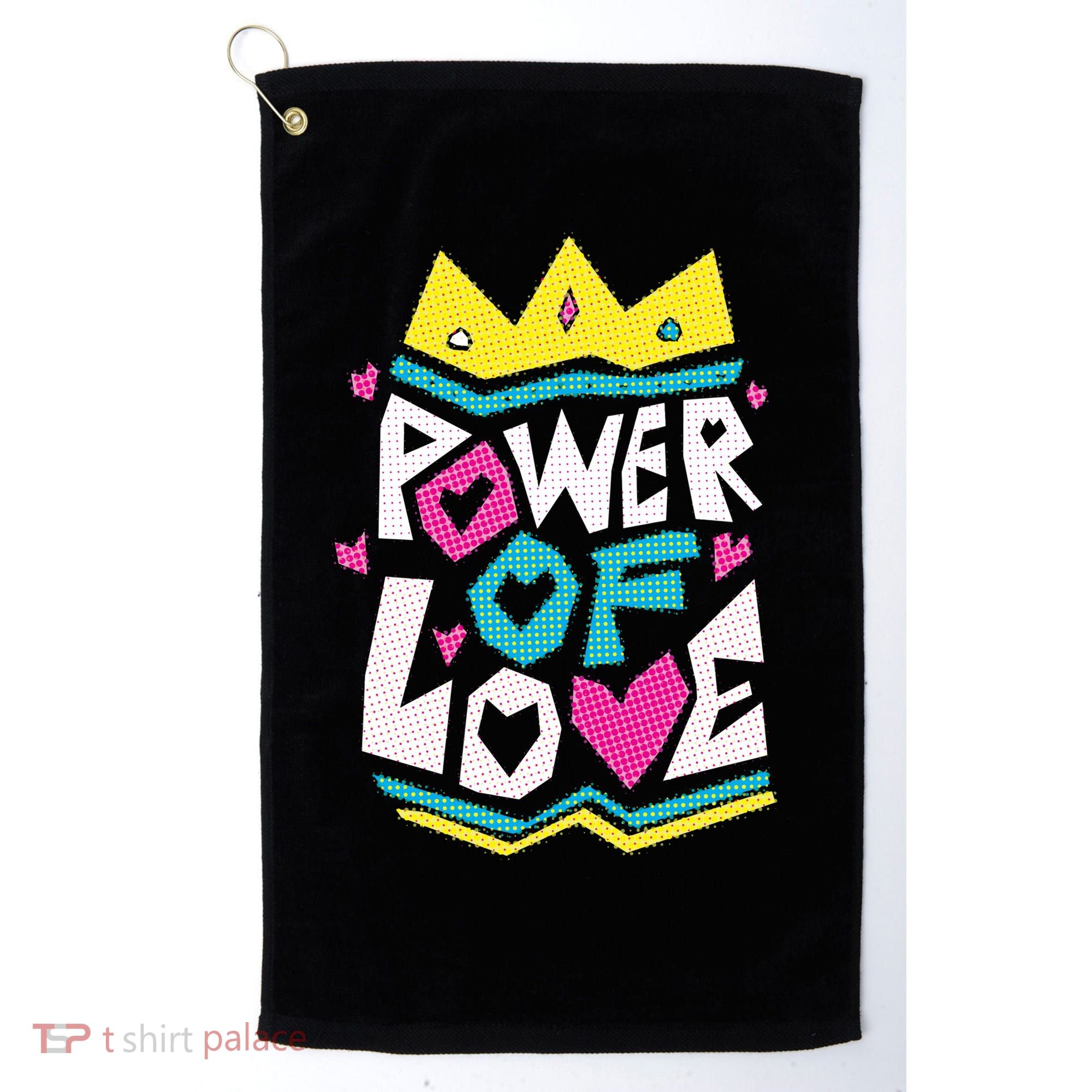 Power Of Love Golf Towel