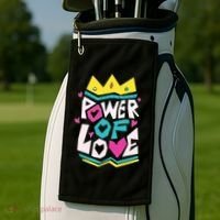 Power Of Love Golf Towel thumb 2