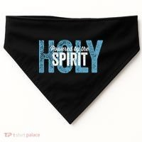 Powered By The Holy Spirit USA-Made Doggie Bandana thumb 0
