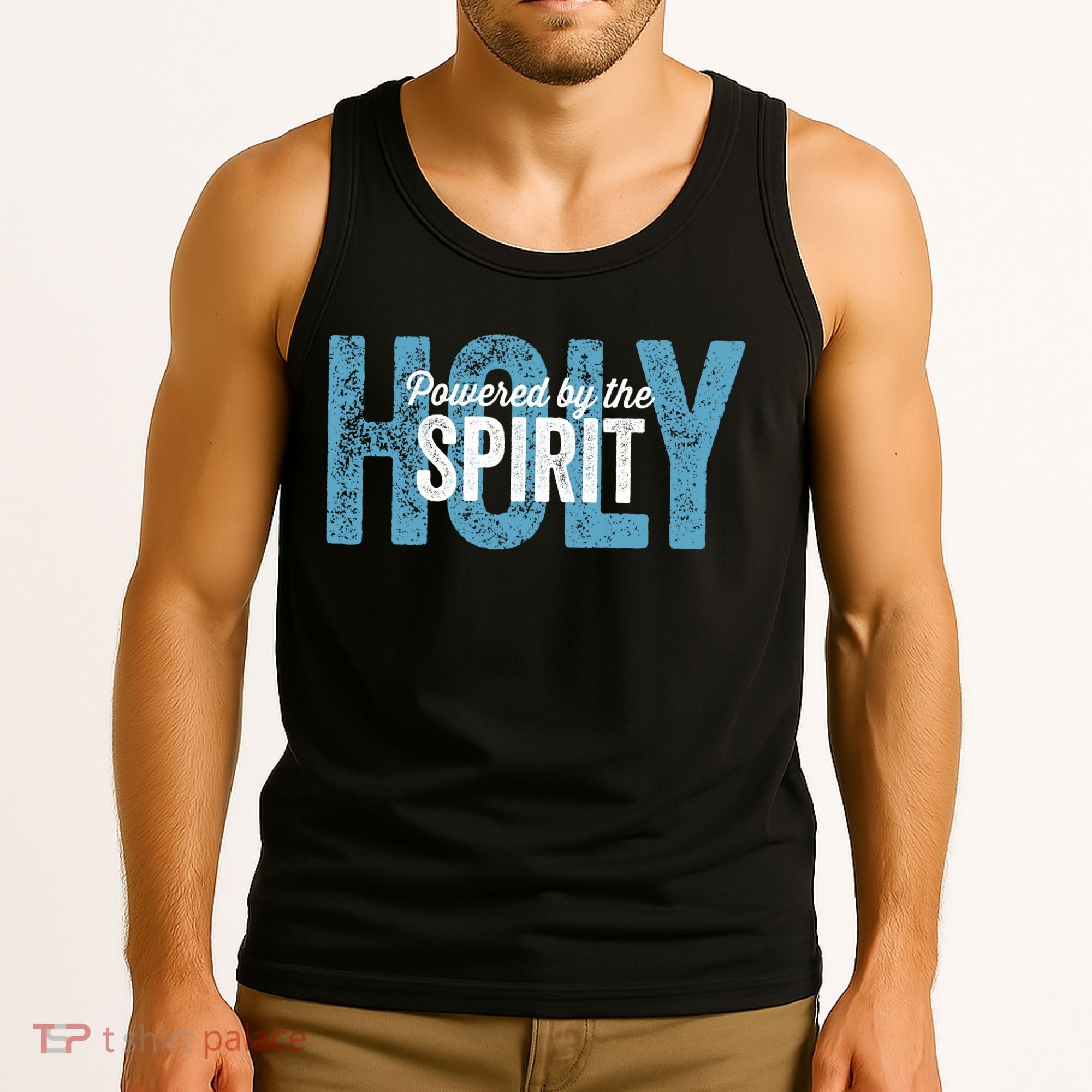 Powered By The Holy Spirit Tank Top