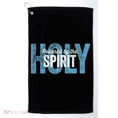 Powered By The Holy Spirit Golf Towel