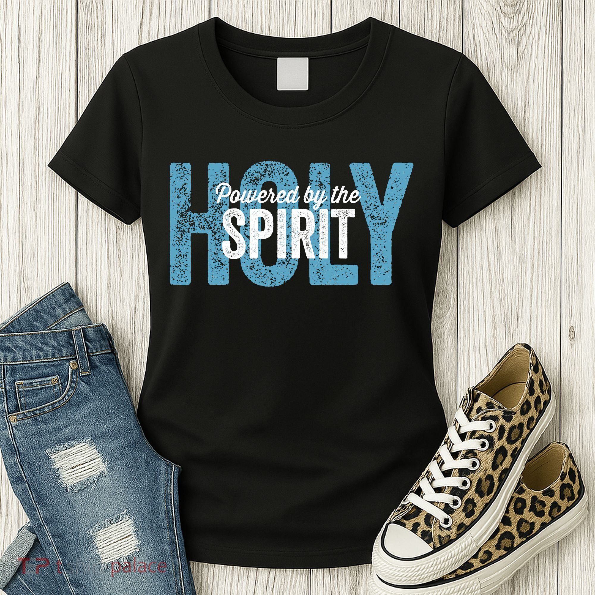 Powered By The Holy Spirit Women's T-Shirt