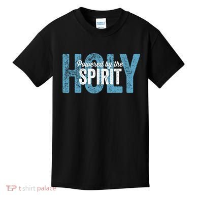 Powered By The Holy Spirit Kids T-Shirt