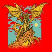 Powerful Dragon Creature Santa Hat thumb 1