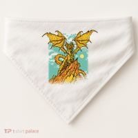Powerful Dragon Creature USA-Made Doggie Bandana thumb 0
