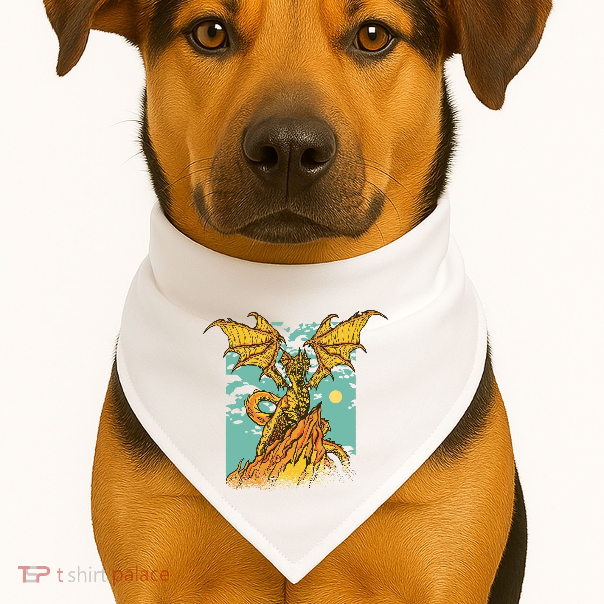 Powerful Dragon Creature USA-Made Doggie Bandana