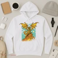 Powerful Dragon Creature Hoodie thumb 3