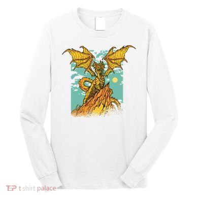Powerful Dragon Creature Long Sleeve Shirt