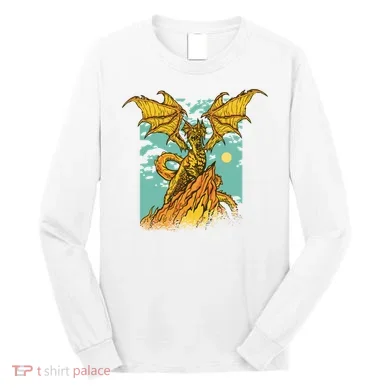 Powerful Dragon Creature Long Sleeve Shirt