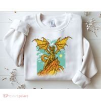 Powerful Dragon Creature Sweatshirt thumb 2