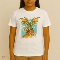 Powerful Dragon Creature T-Shirt thumb 4