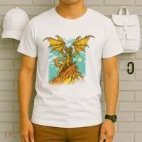 Powerful Dragon Creature T-Shirt thumb 6