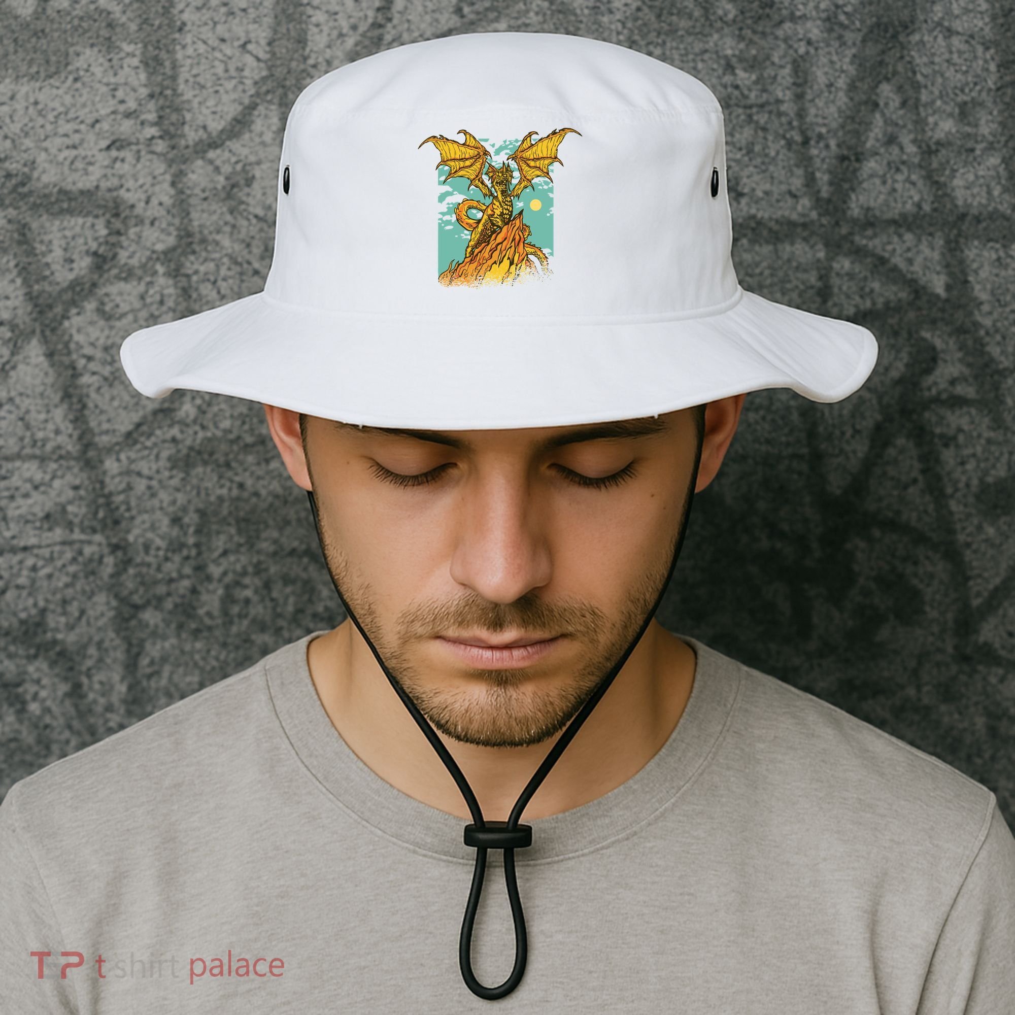 Powerful Dragon Creature Bucket Hat