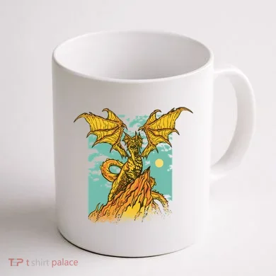 Powerful Dragon Creature Coffee Mug back