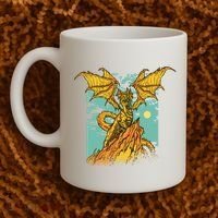 Powerful Dragon Creature Coffee Mug thumb 2