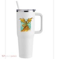 Powerful Dragon Creature 40oz Vacuum Insulated Stainless Steel Travel Tumbler thumb 0
