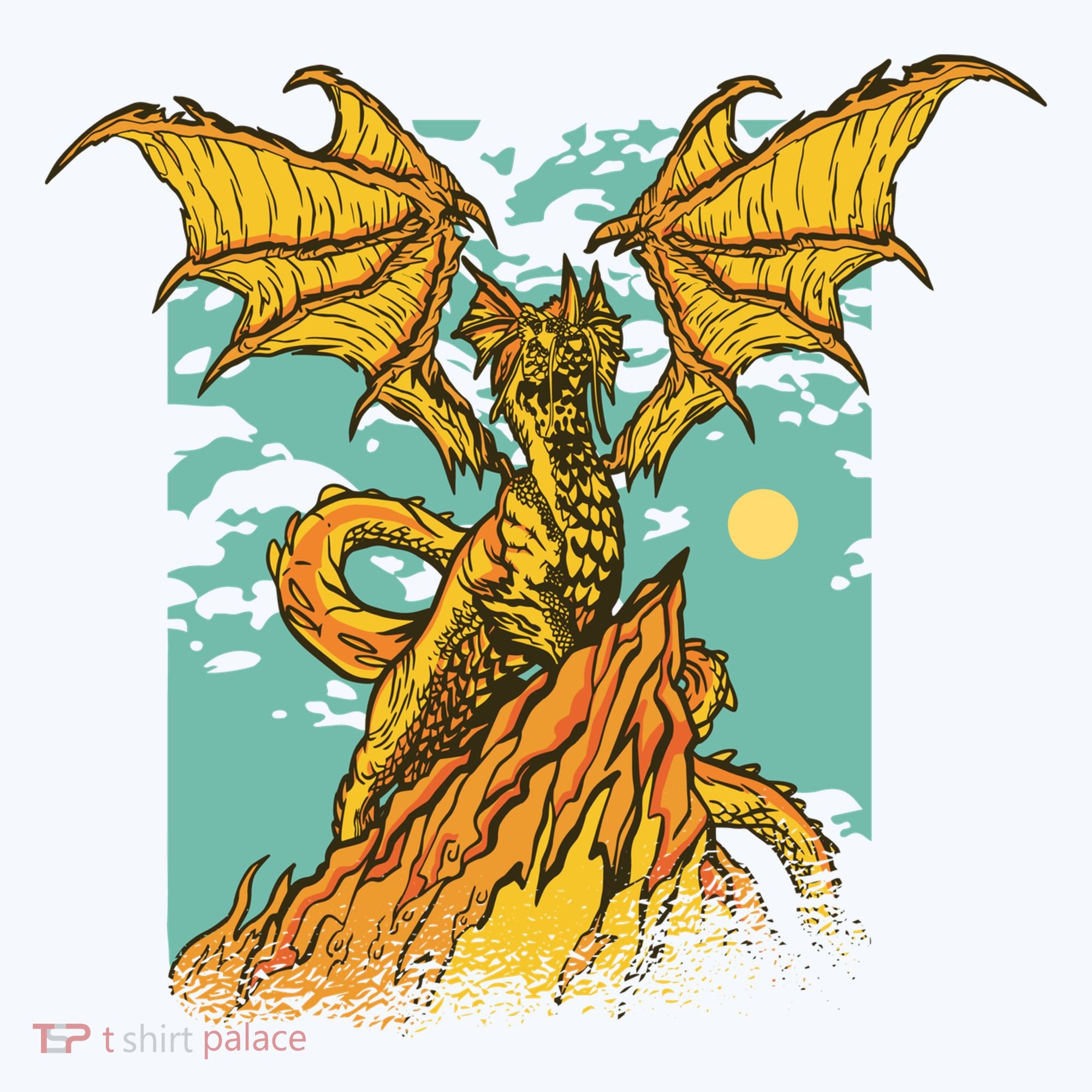 Powerful Dragon Creature Mousepad