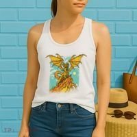 Powerful Dragon Creature Women's Tank Top thumb 2