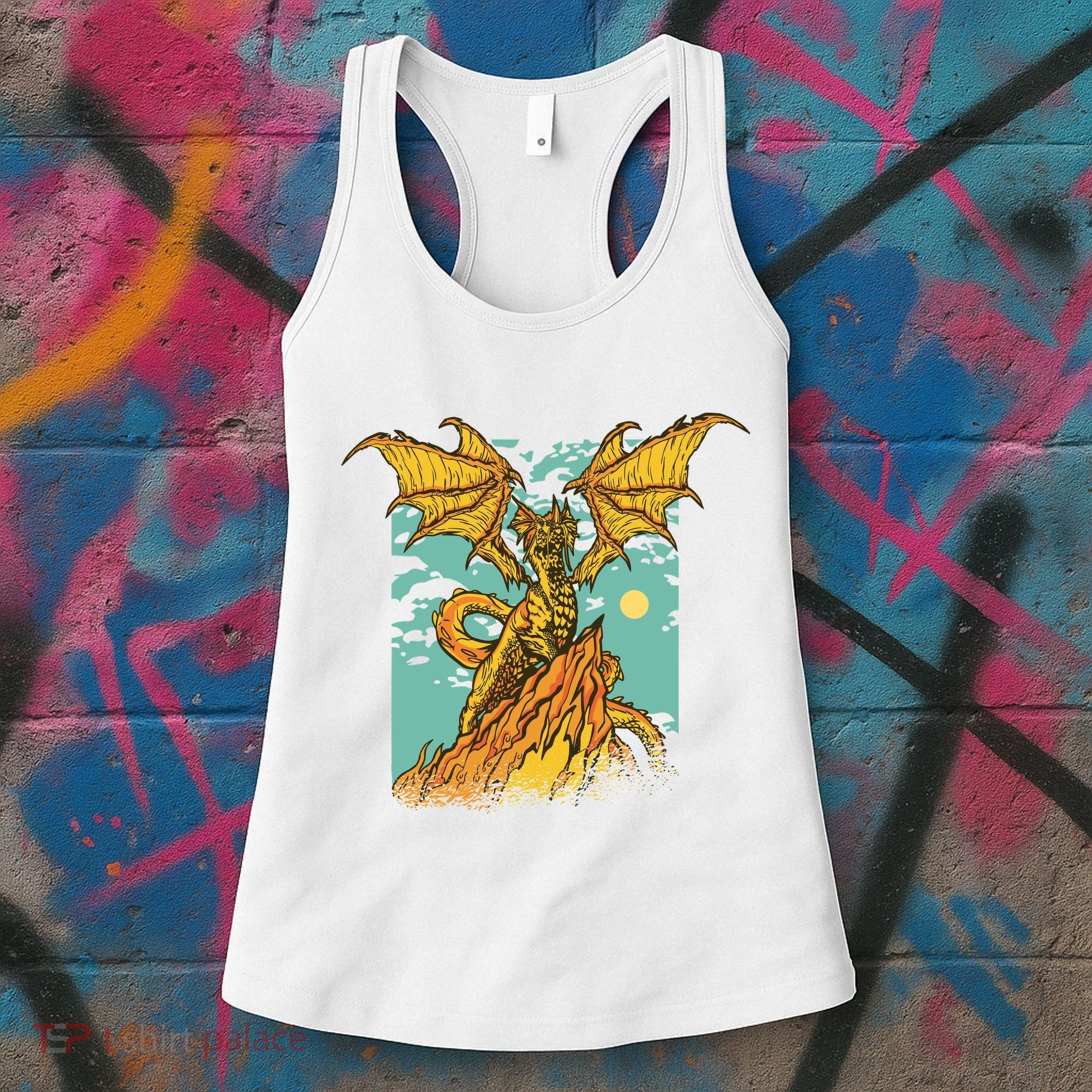 Powerful Dragon Creature Women's Tank Top