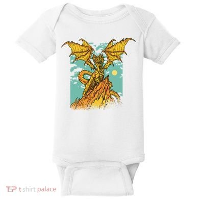 Powerful Dragon Creature Baby Bodysuit