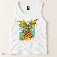 Powerful Dragon Creature Tank Top thumb 2