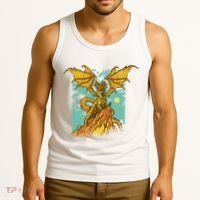 Powerful Dragon Creature Tank Top thumb 3