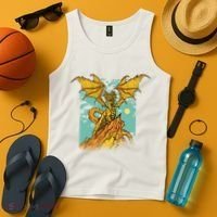 Powerful Dragon Creature Tank Top thumb 4