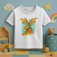 Powerful Dragon Creature Toddler T-Shirt thumb 3