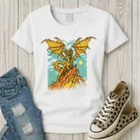 Powerful Dragon Creature Women's T-Shirt thumb 3