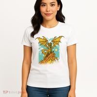 Powerful Dragon Creature Women's T-Shirt thumb 4