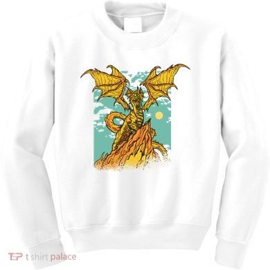 Powerful Dragon Creature Kids Sweatshirt