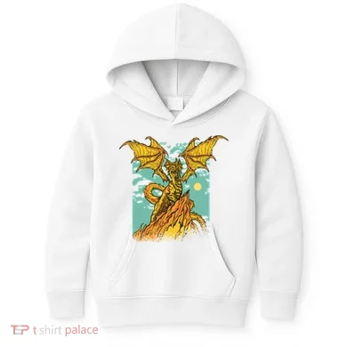 Powerful Dragon Creature Kids Hoodie