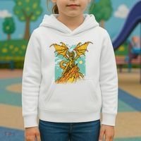 Powerful Dragon Creature Kids Hoodie thumb 3