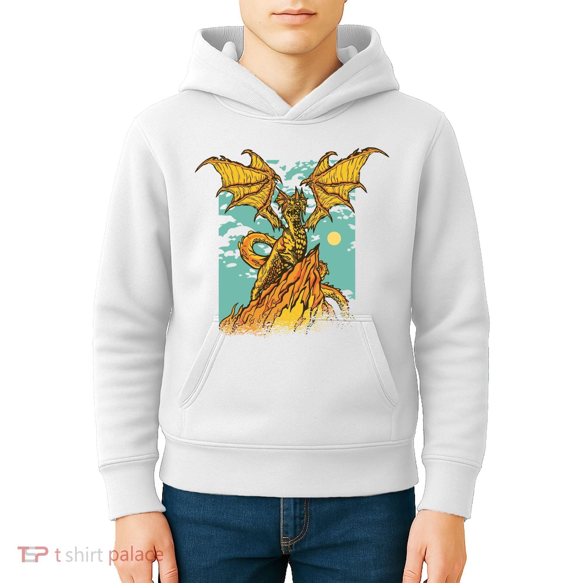 Powerful Dragon Creature Kids Hoodie