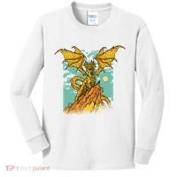 Powerful Dragon Creature Kids Long Sleeve Shirt thumb 0