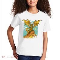 Powerful Dragon Creature Kids T-Shirt thumb 2