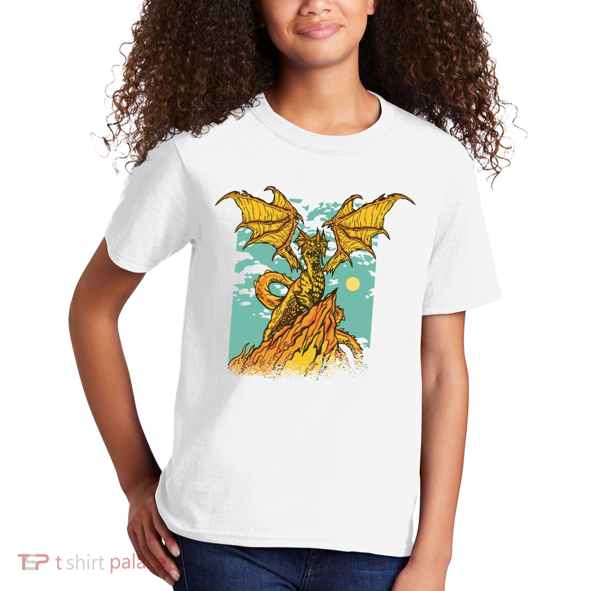 Powerful Dragon Creature Kids T-Shirt