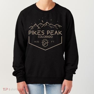 Pikes Peak 14115 Ft. Colorado Mountains Women's Sweatshirt
