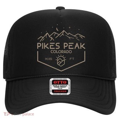 Pikes Peak 14115 Ft. Colorado Mountains Hat
