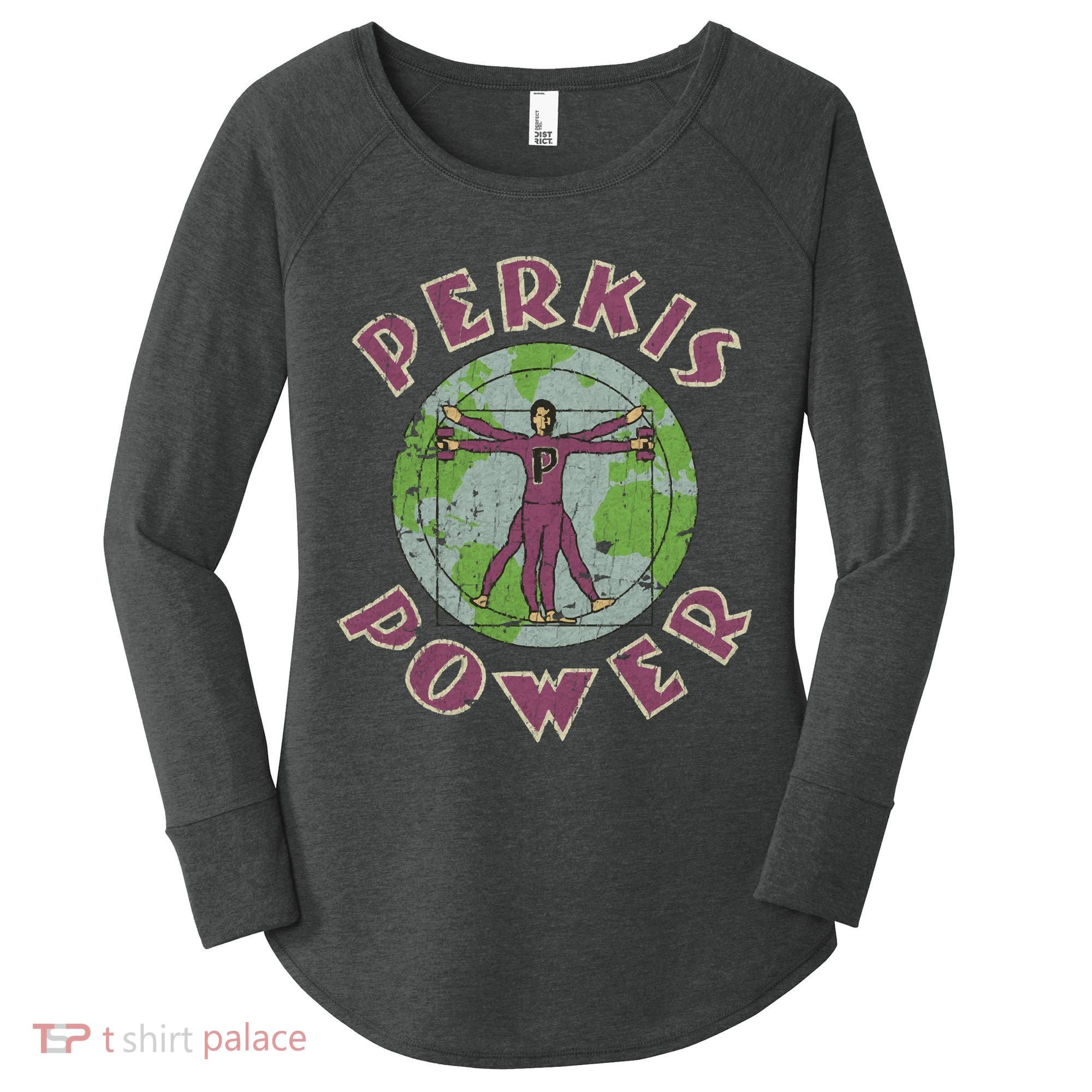 Perkis Power 1995 Women's Perfect Tri Tunic Long Sleeve Shirt