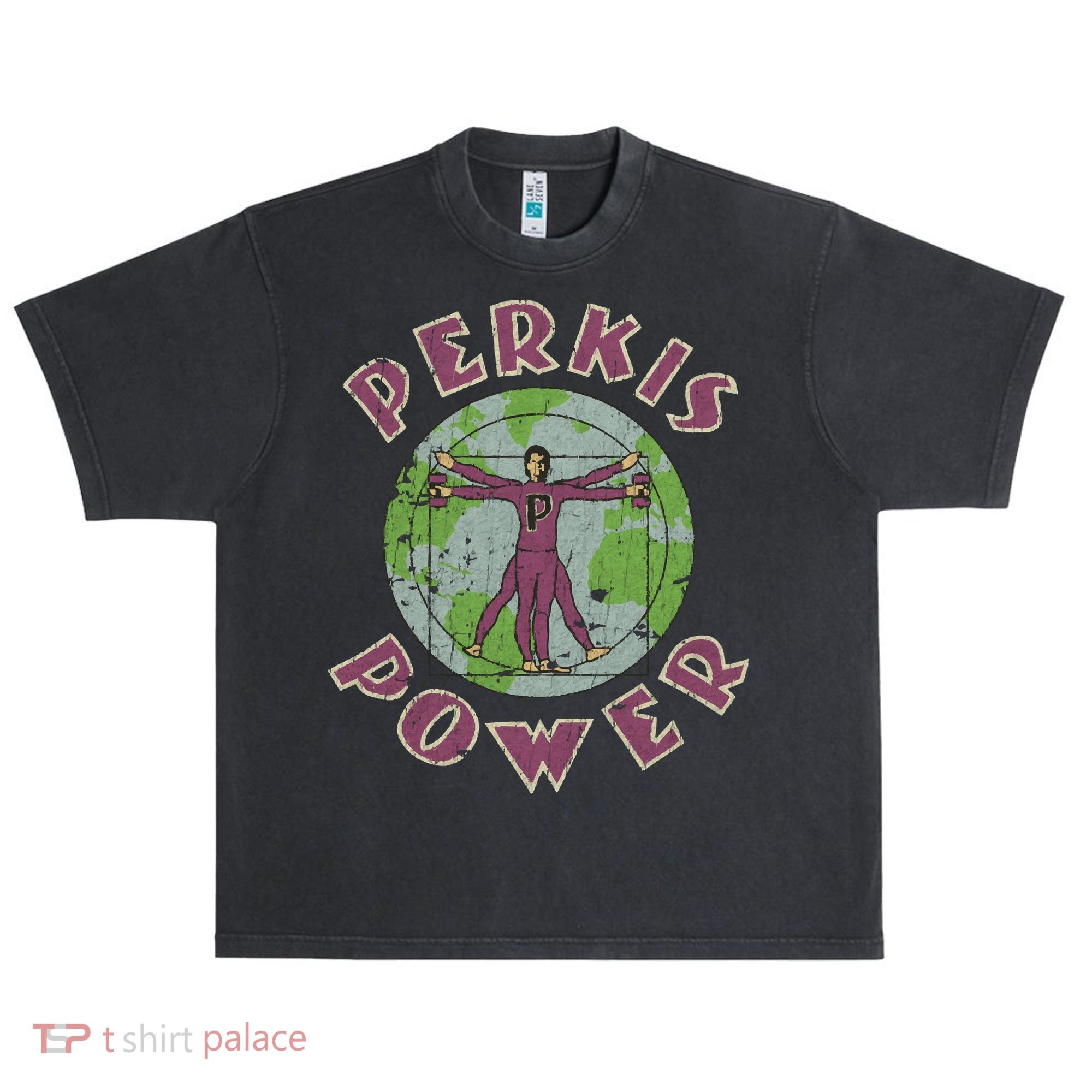 Perkis Power 1995 Urban Oversized Heavyweight T-Shirt