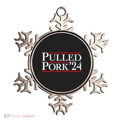 Pulled Pork 24 Funny Bbq Lover Political Slogan Humor Pun Ornament
