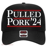 Pulled Pork 24 Funny Bbq Lover Political Slogan Humor Pun Hat thumb 0