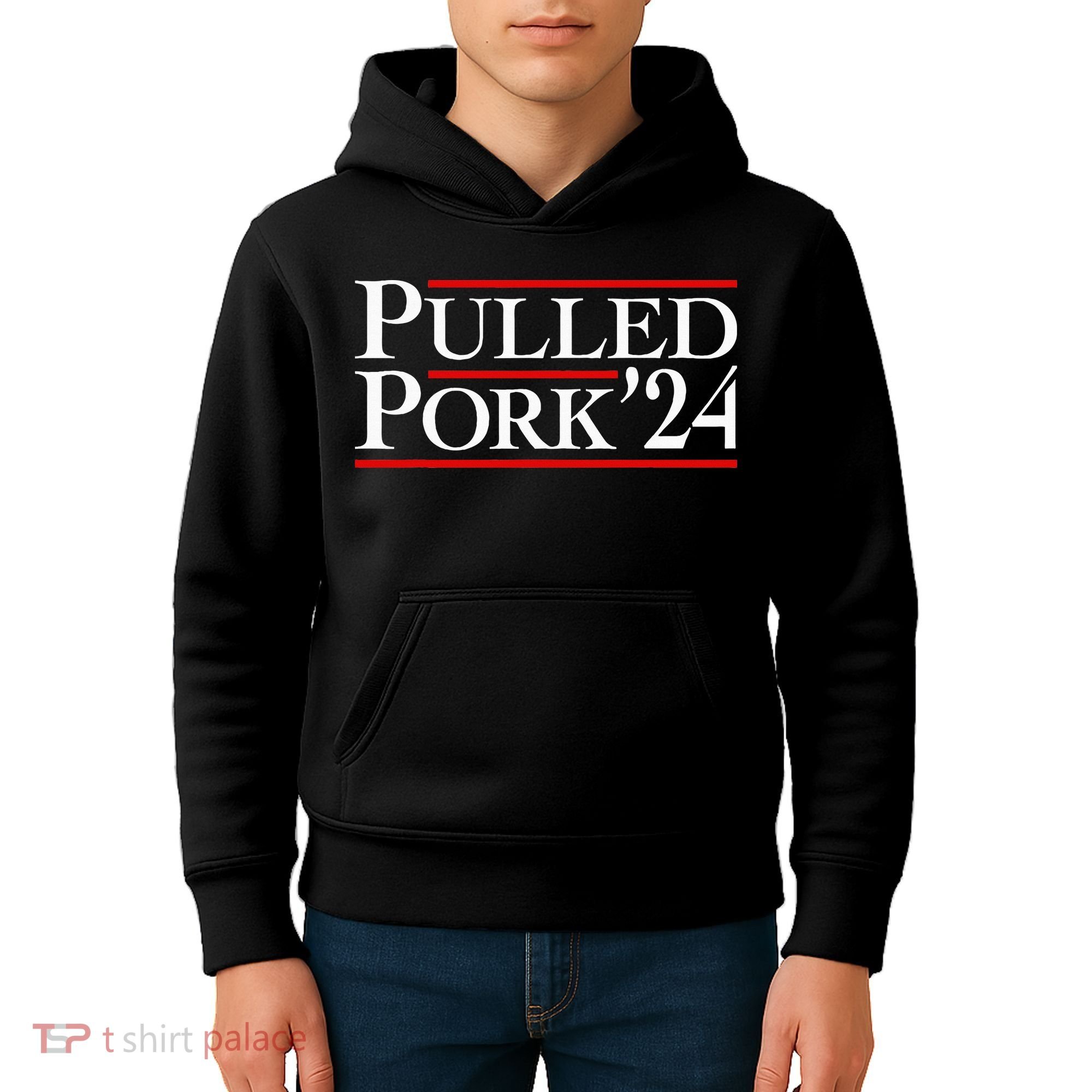 Pulled Pork 24 Funny Bbq Lover Political Slogan Humor Pun Kids Hoodie
