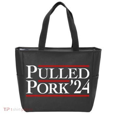 Pulled Pork 24 Funny Bbq Lover Political Slogan Humor Pun Tote Bag