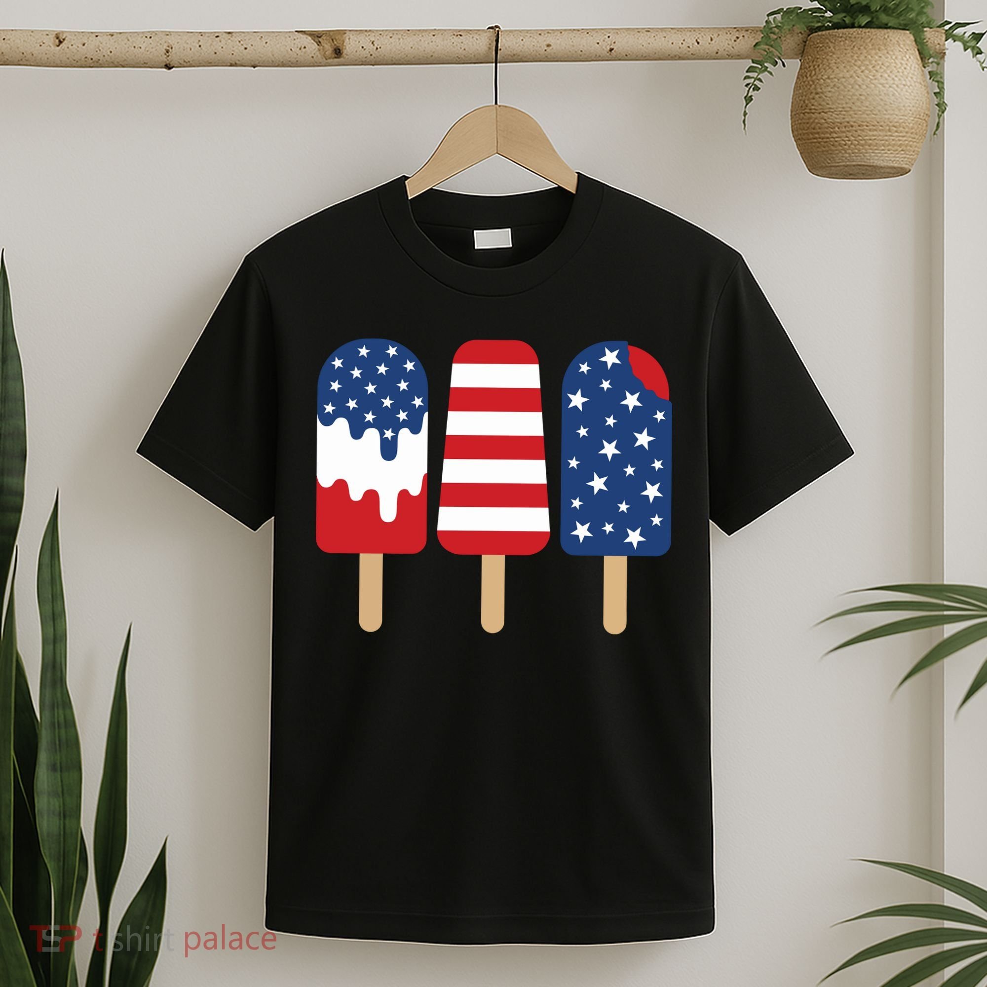 Patriotic Popsicle 4th Of July Family T-Shirt
