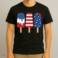 Patriotic Popsicle 4th Of July Family T-Shirt thumb 3