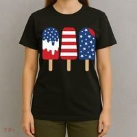 Patriotic Popsicle 4th Of July Family T-Shirt thumb 4
