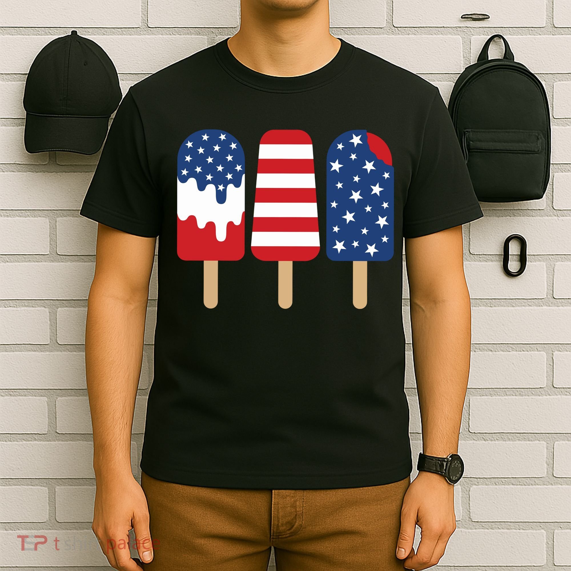 Patriotic Popsicle 4th Of July Family T-Shirt