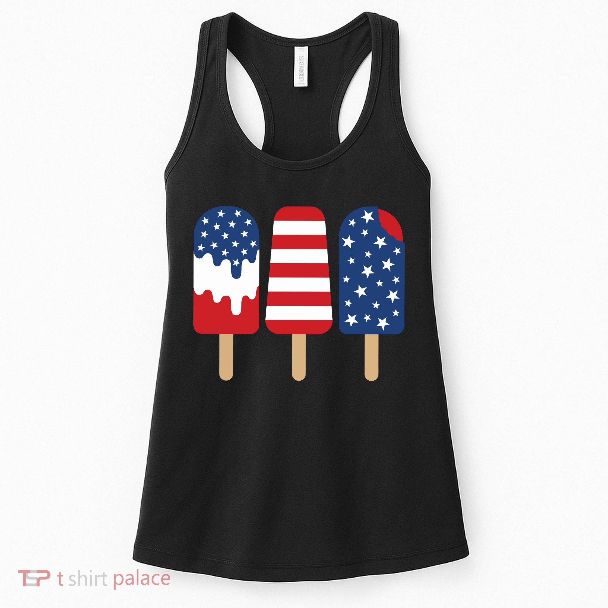 Patriotic Popsicle 4th Of July Family Women's Tank Top